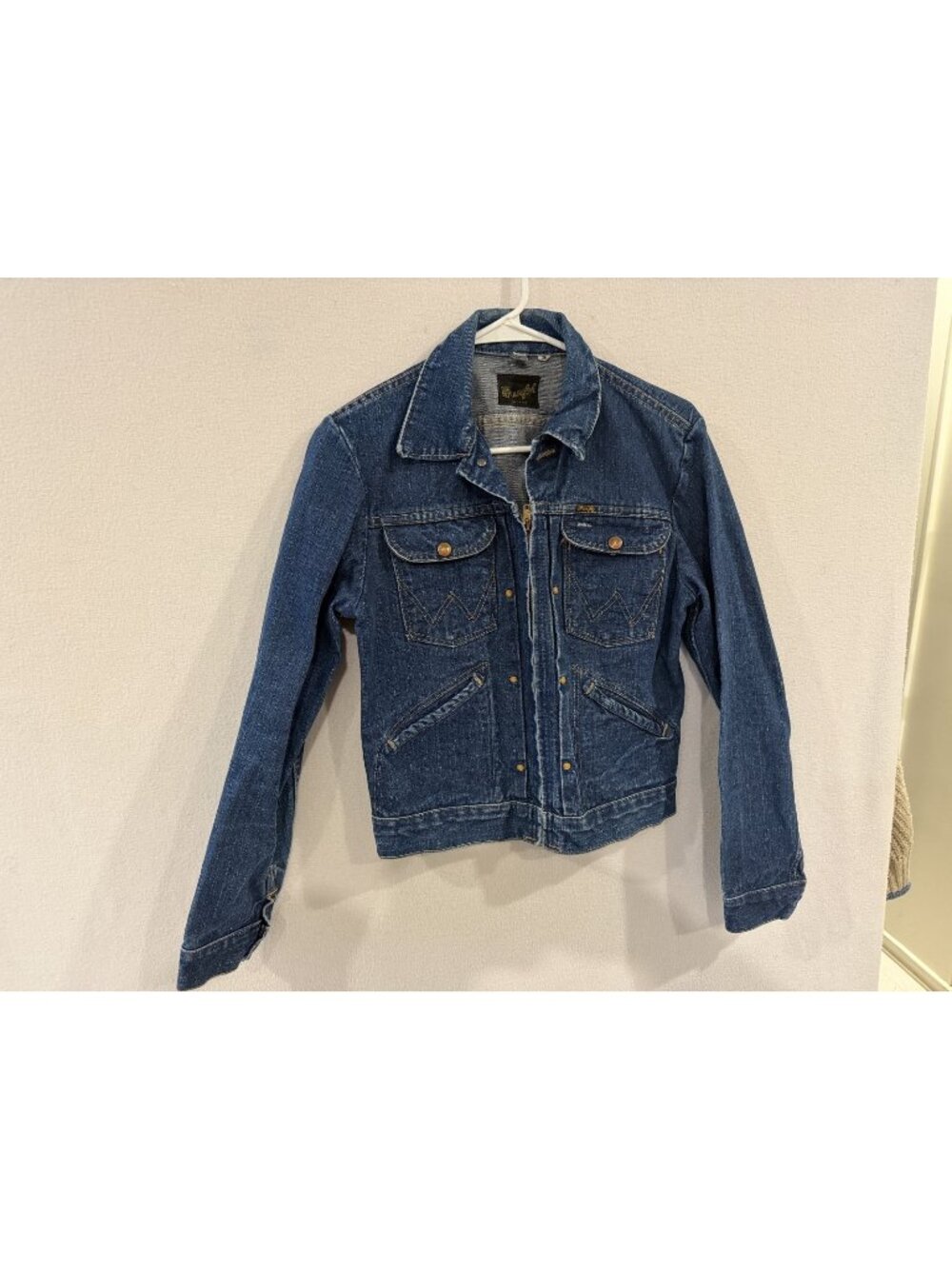 Rare Vintage Wrangler WR064 1950'S Denim Jacket Size 36 USA made